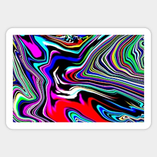 Comic Abstract Background Sticker